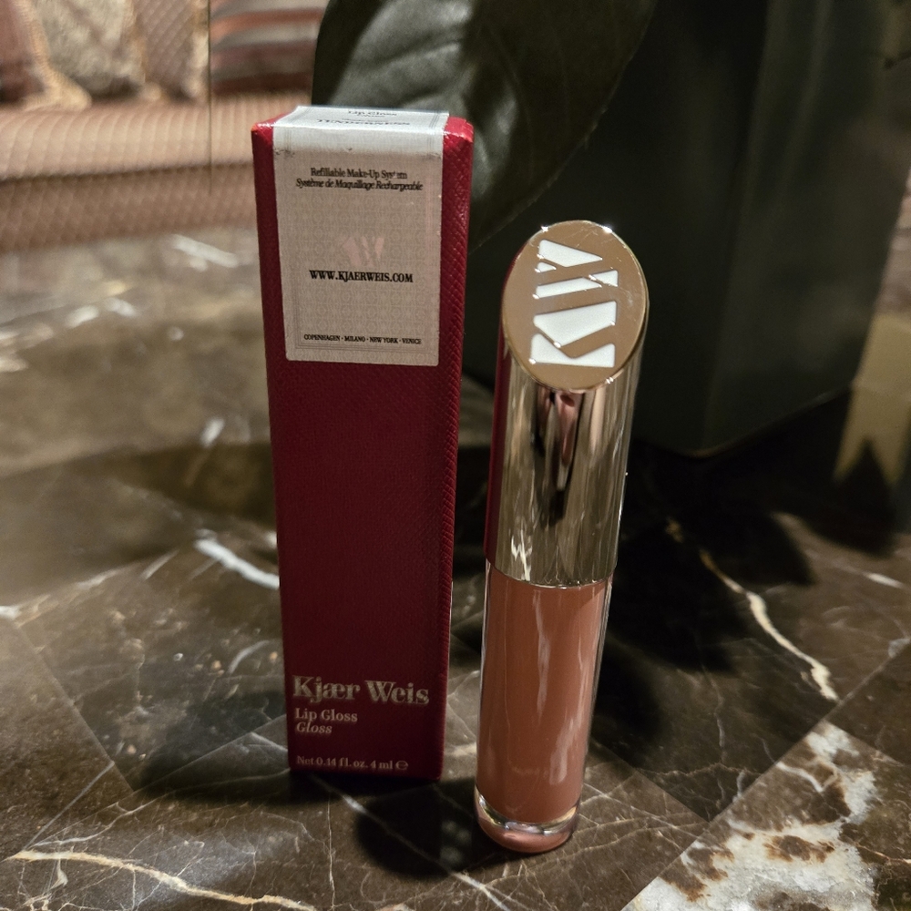 Kjaer Weis Lip Gloss ~ Elegant Nude ~ Tenderness ~ Voluptuous Texture